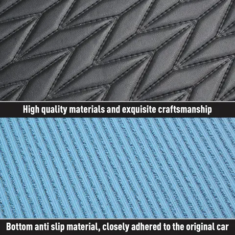 Custom car floor mat For Ford Fiesta 2011-2019 Waterproof Pad Car Mats floor Covers Car Accessories 10 best sales ford fiesta 2019 accessories - №1