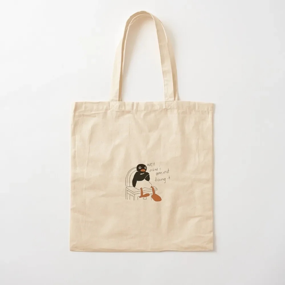 

Well Now I Am Not Doing It Meme Drawing Tote Bag shopping trolley bag tote bag tote bags cloth bags