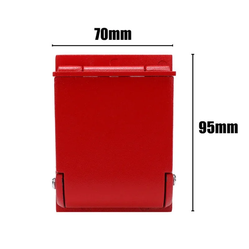 95*70mm Wall Mounted Aluminum Alloy Ashtray Cigarette Holder Creative Personality Outdoor Smoking Public Places