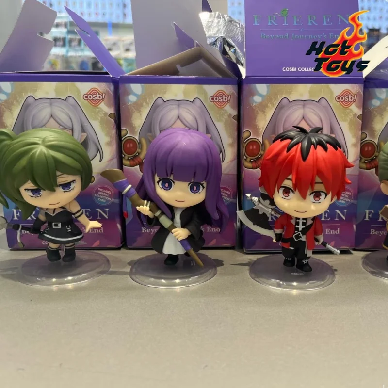 

Коллекционная мини-фигурка Hot Toys Frieren COSBI в слепой коробке, модная игрушка-украшение для рабочего стола и автомобиля, подарок для любителей аниме
