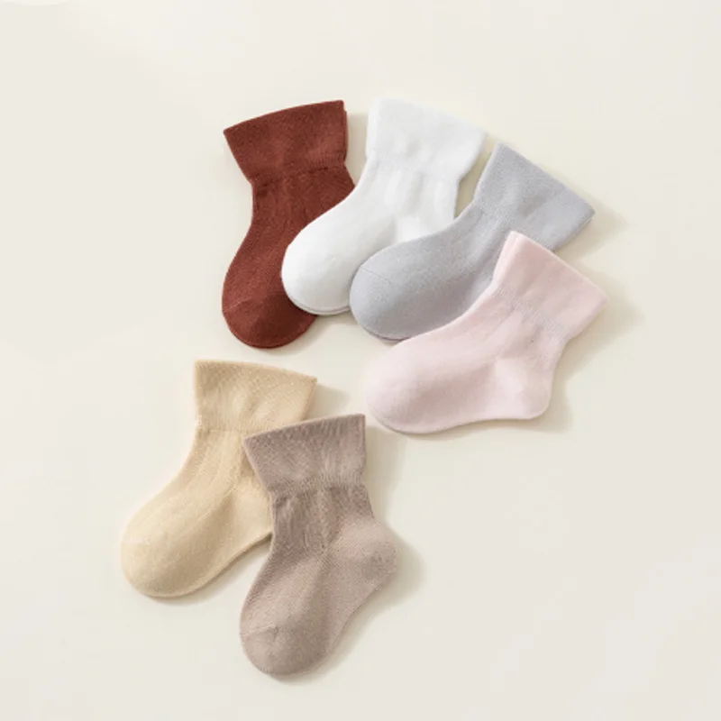 3 أزواج/وحدة جوارب غير رسمية جديدة للأولاد والبنات