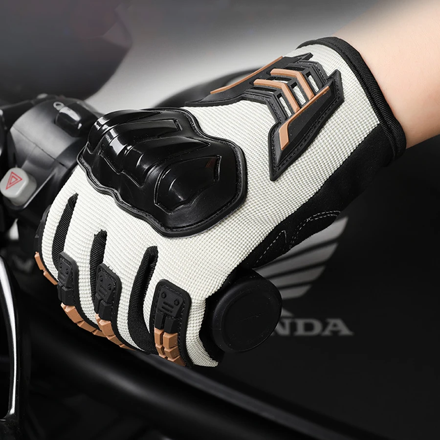 Motorcycle Gloves Summer Hard Knuckle Riding Gloves Touchscreen Motorbike Gloves For Dirt Bike Motocross