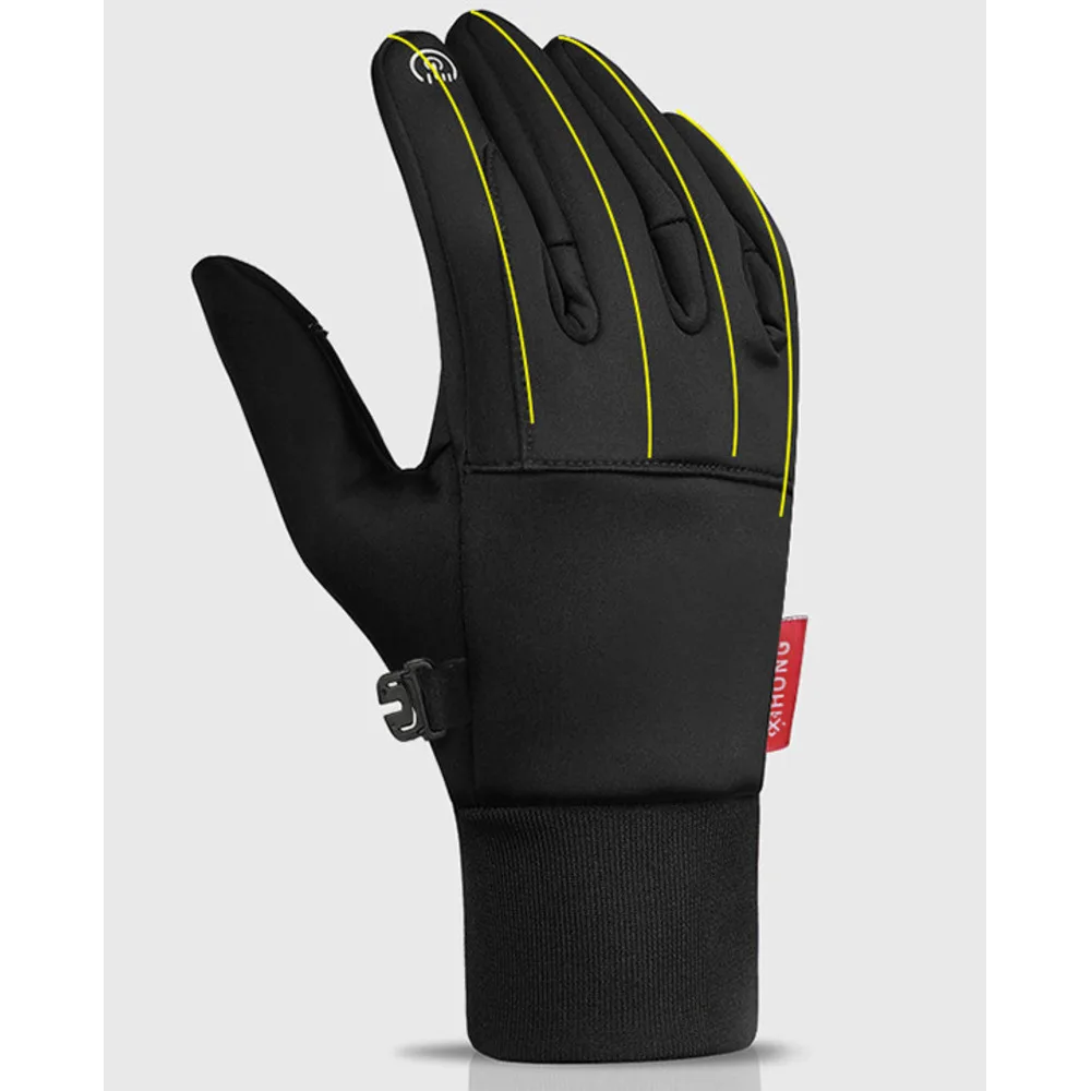Guanti invernali da uomo per ciclismo all'aperto 2024, antivento, impermeabili, caldi con touchscreen in velluto_voghion.com