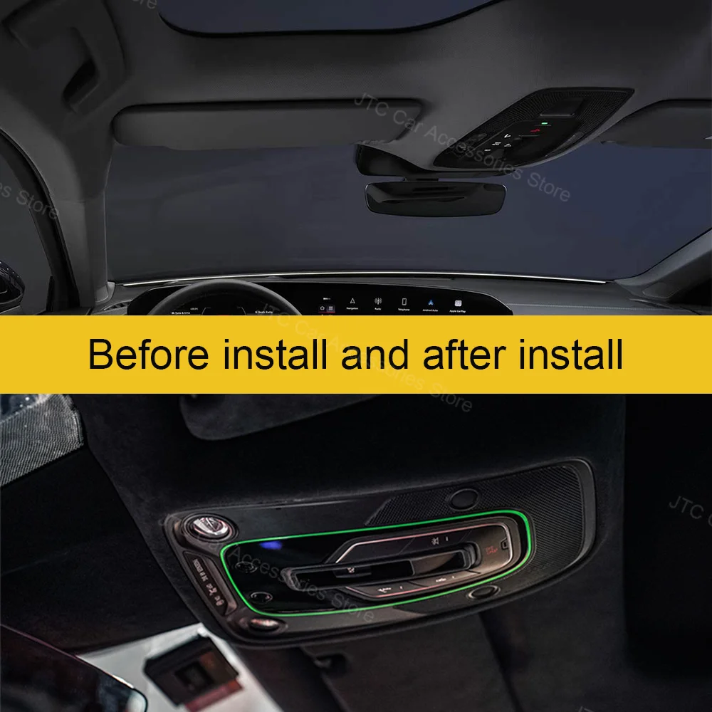 32 Colors Ambient Light For Audi A4 A5 Q5 B9 A6 A7 C8 Auto Car Roof RGB Decorative Lamp Upgrade Refit New LED Reading Light