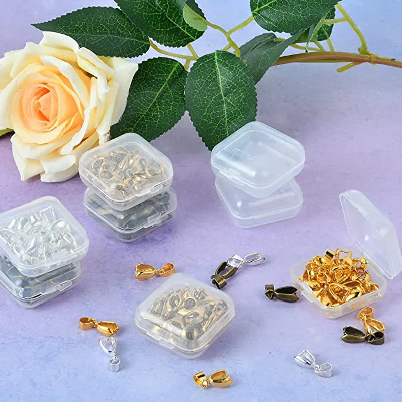 30Pcs Mini Plastic Storage Containers Box Portable Pill Medicine Holder Storage Organizer Jewelry Packaging for Earrings Rings