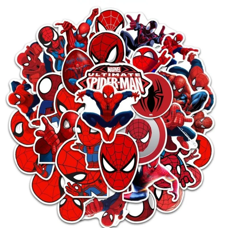 35  Superhero Spider-Man Iron Man Batman Graffiti stickers Car helmet decoration cartoon stickers