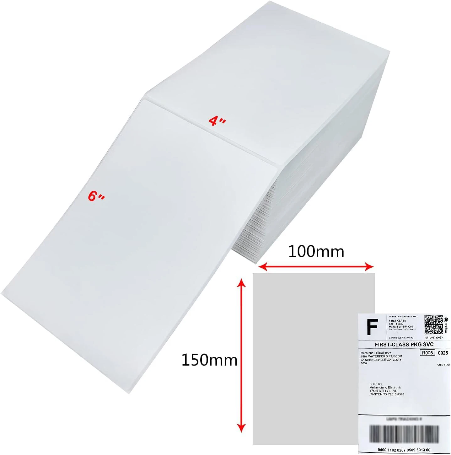 Adhésif perforé pour le bain, 4x6