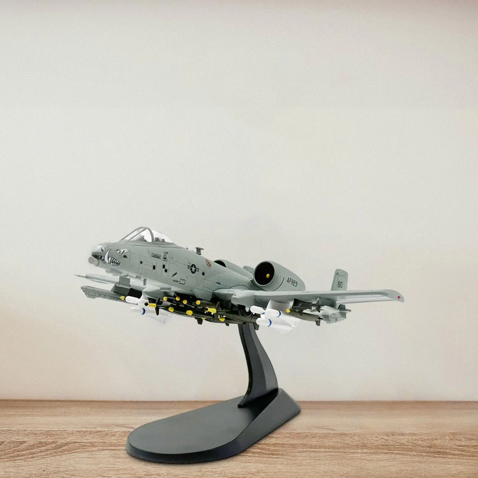 Fighter Plane Model 1:100 Scale Diecast Alloy for Office and Home Display