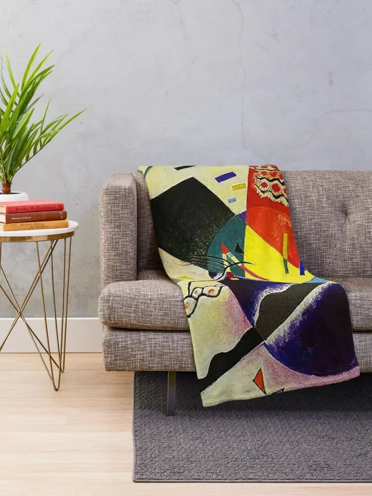 Wassily Kandinsky Throw Blanket Large Hairy Furrys Blankets