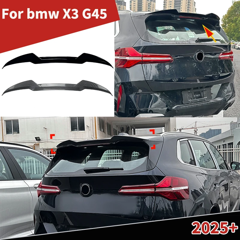 

Rear Trunk Lip for BMW X3 G45 2025 2026+Car Spoiler Tail Fin Wing Extension BodyKits External Guard Board Decoration Accessories