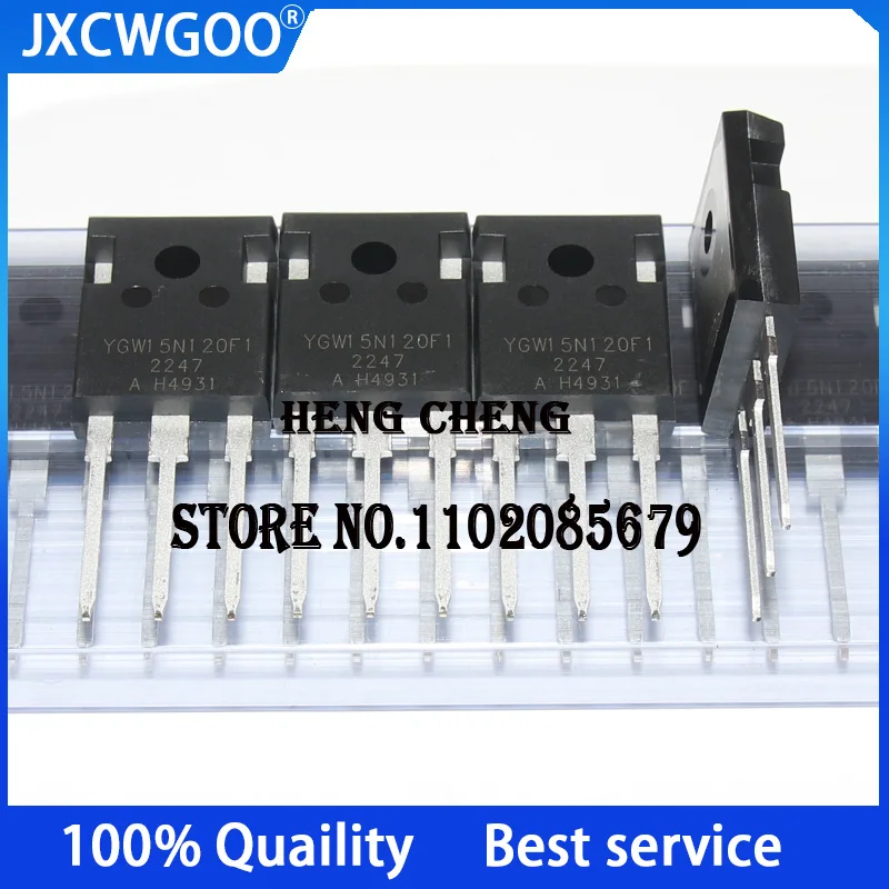 

10PCS 100%New Original YGW15N120F1A YGW15N120F1 TO-247 1.2kV 15A IGBT tube