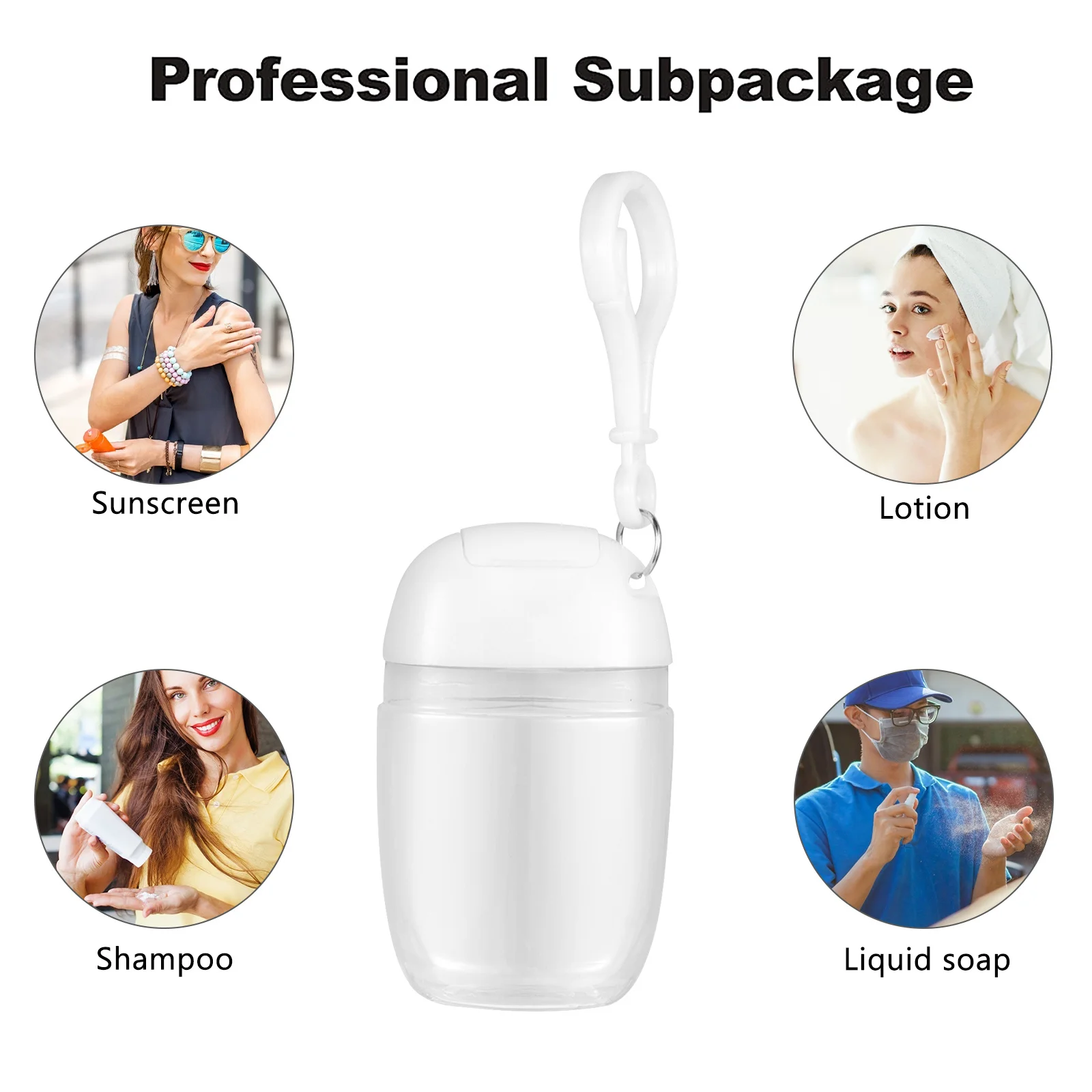 10Pcs 30ml Portable Liquid Bottles Empty Travel Containers Durable No Smell Refillable Reusable Ecologically Friendly