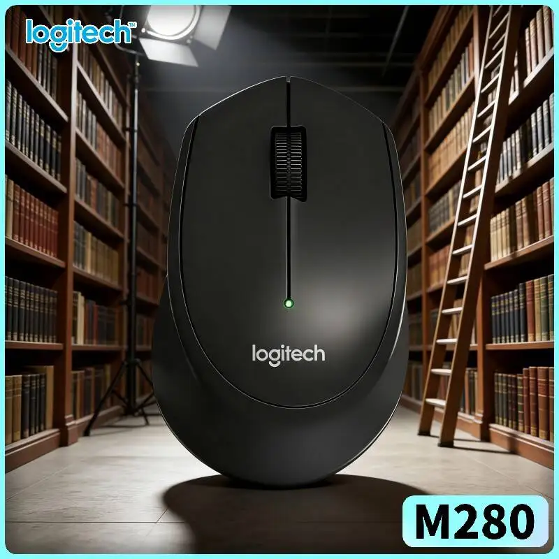 Logitech M280 Wireless Mouse Compact Slim Body 10m Range 1000 DPI Fine Target Tracking Long-Lasting 18-Month Battery