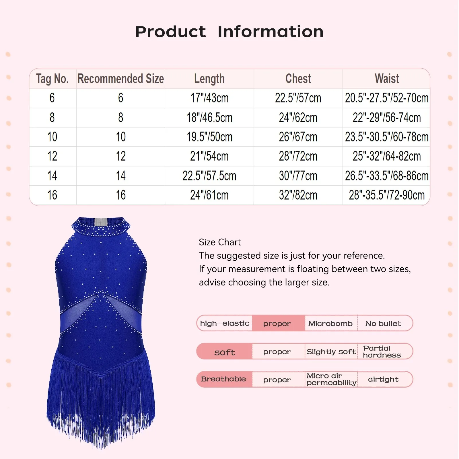 Kids Girls Rhythmic Gymnastics Artistic Skating Leotards Dress Tassel Glittery Rhinestones Ballet Jersey Lyrical Dance Costumes