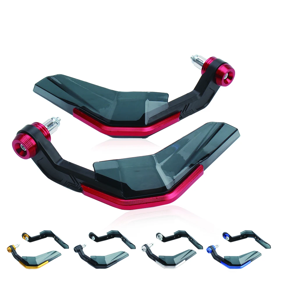 防風ユニバーサル 7/8 インチハンドルバープロテクターオートバイスクーターマウンテン E-バイクブレーキレバーガードアルミ補強材付き