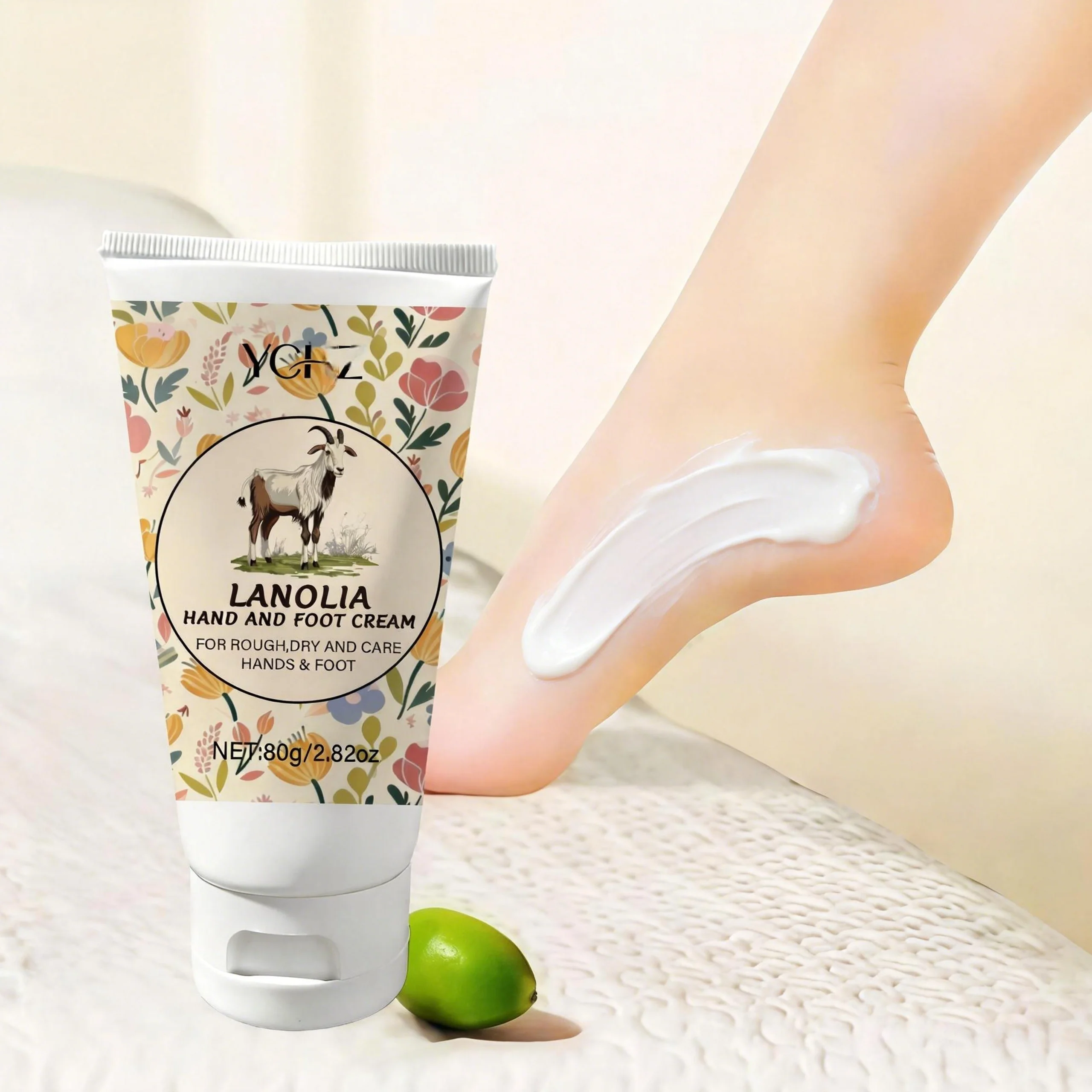 Foot Cream, Prevents Wind Cracking, Resists Wind-Dryness, Moisturizes Dry Skin, Improves Signs of Dry, Rough, Wind-Chapped, and Peeling Skin, Provides Long-Lasting Hydration