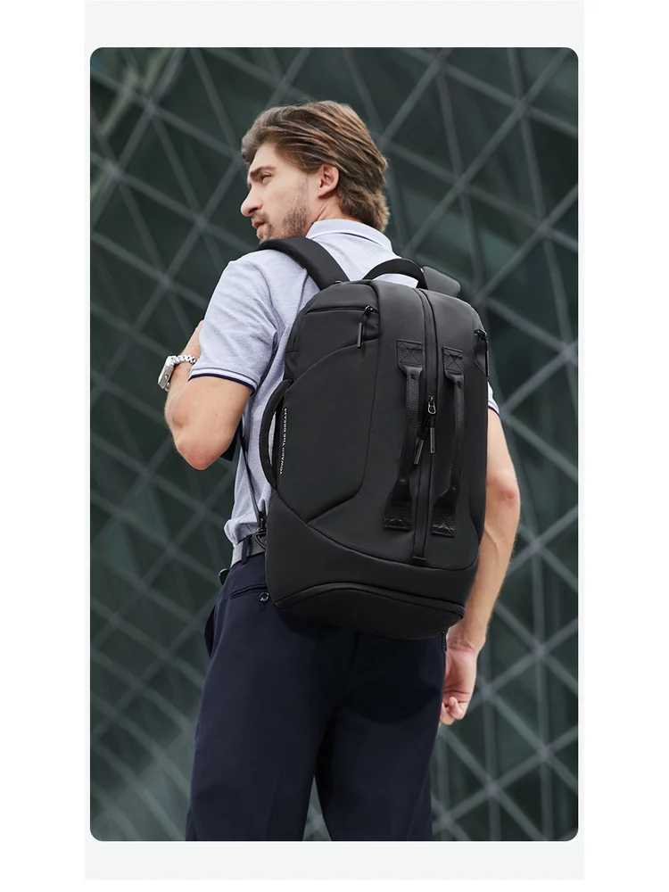 

Мужская большая сумка Capaci Busin Travel Водонепроницаемая объединительная сумка 5,6 дюйма Многофункциональная сумка-подросток Ручная сумка