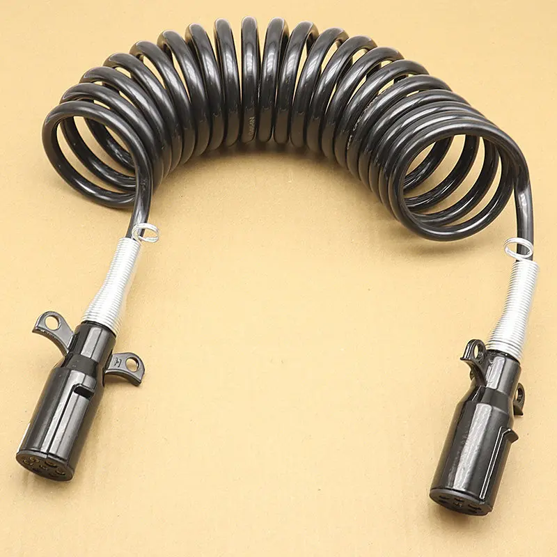 For Truck trailer line semi-trailer connection line 7-core spiral wire assembly
