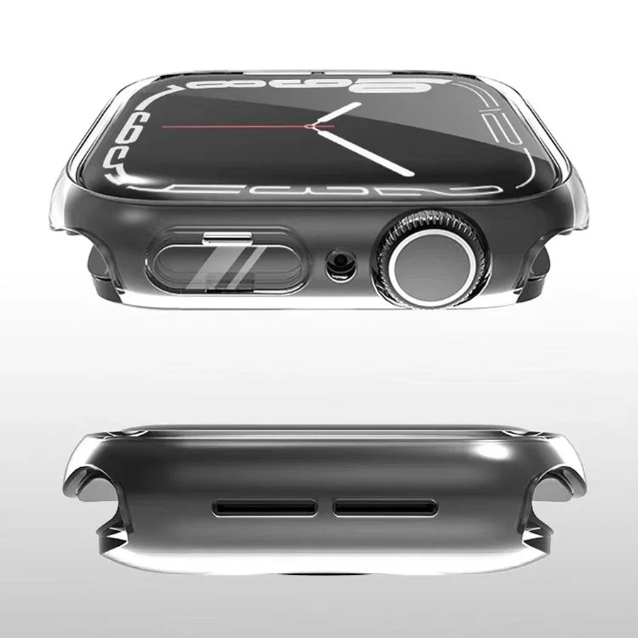 シリコン保護シェルケース Apple Watch カバーシリーズ Ultra 11/10/9/8/7/6/5/4/3 38mm 40mm 41mm 42mm 44mm 45mm 46mm 49mm