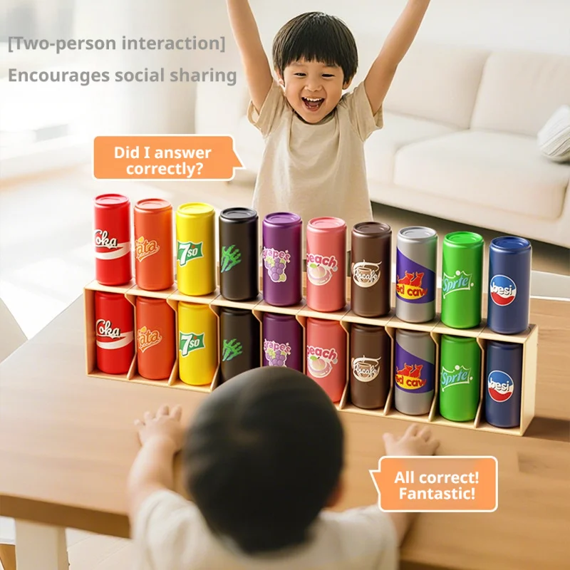 New Bottle Guessing Beverage Match Memory Exercise Logical Thinking Reasoning Board Game Beneficial Intelligence Toy Party Game