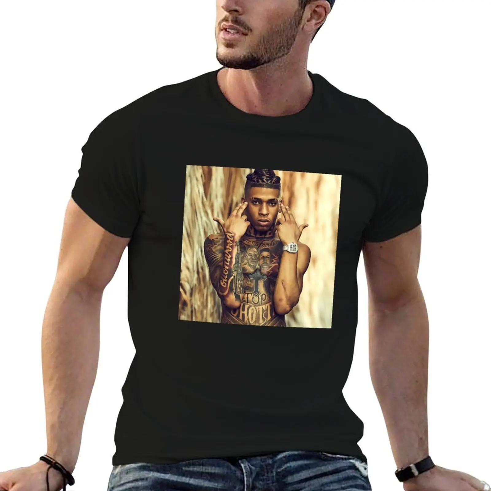 

NLE CHOPPA - NLE CHOPPA TOP SHOTTA T-Shirt man graphic t shirt printed t shirts for man T-Shirt