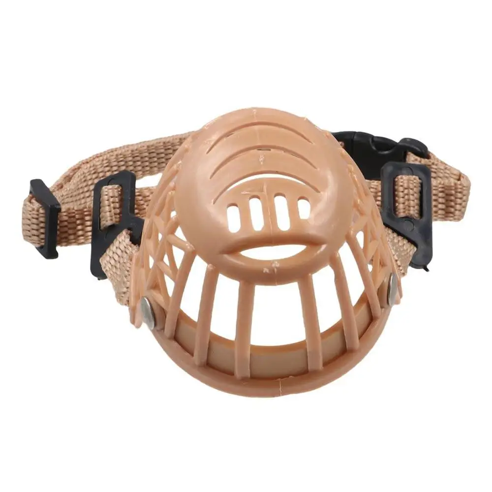 Breathable Bark Mesh Anti-biting Plastic Pet Supplies Mouth Grooming Dog Mask Pet Dog Muzzle