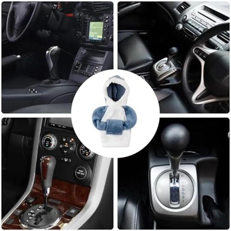 Gear Stick Hoodie,Car Gear Stick Cover,Gearstick Lever Hoodie,Gear Knob Hoodie, Dust-Proof Protection For Gear Stick