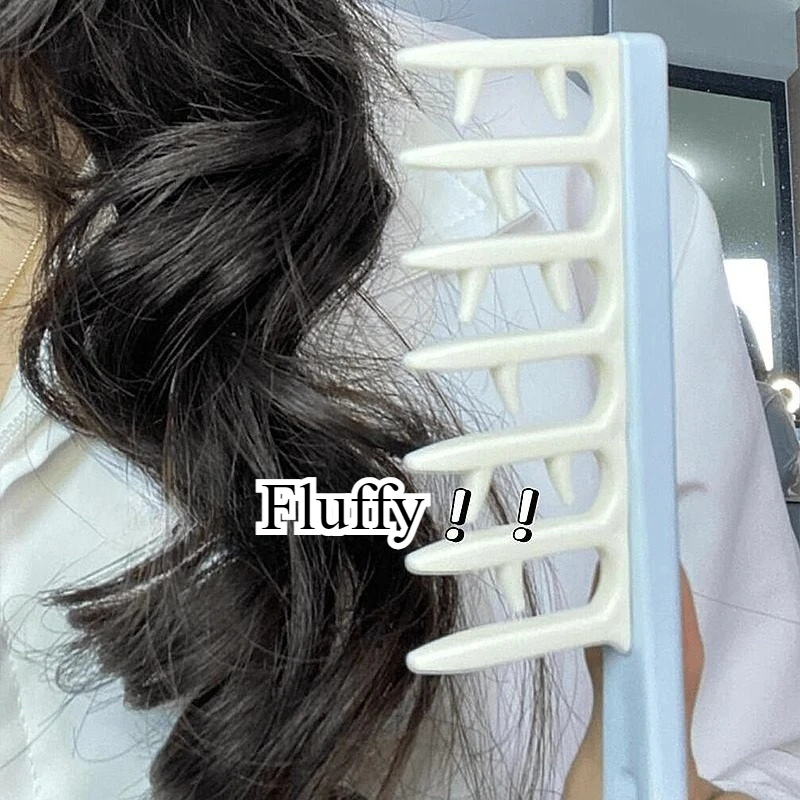 

Antler Shaped Hair Seam Comb Shaggy Hairdressing Comb for Thick, Curly, Wavy or Long Hair Styling Accessories Hair Styling Tools