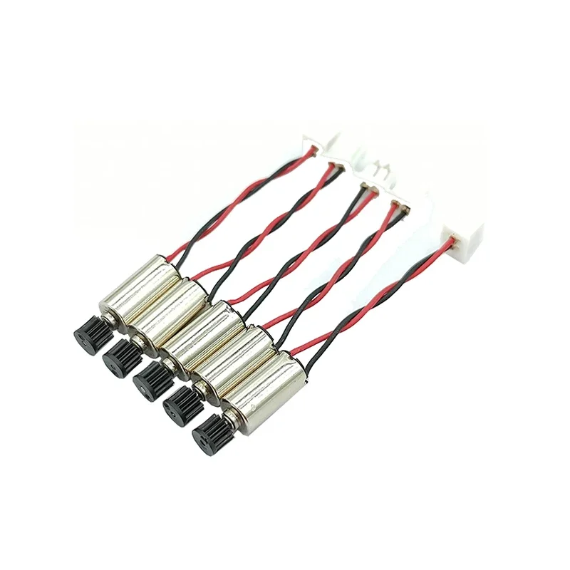 5 pz 0408 4mm * 8mm Mini motore Coreless DC 3.7V 35000RPM ad alta velocità Micro piccolo motore a tazza cava fai da te Hobby giocattolo modello