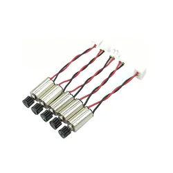 5 pz 0408 4mm * 8mm Mini motore Coreless DC 3.7V 35000RPM ad alta velocità Micro piccolo motore a tazza cava fai da te Hobby giocattolo modello