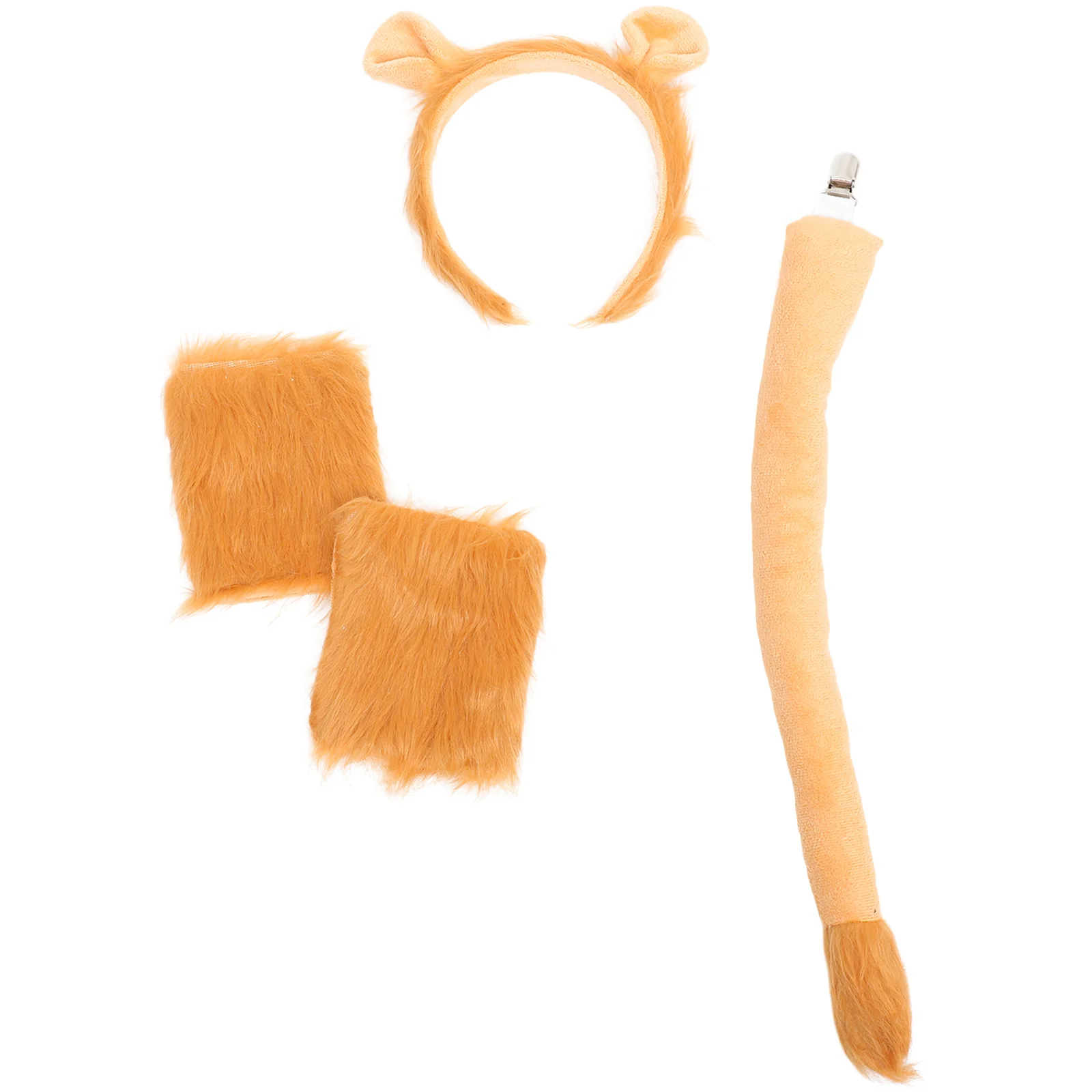 Accessori per orecchie di leone Fascia per capelli di Halloween Orecchie per costume Copricapo Cosplay per donne Ragazza adulta
