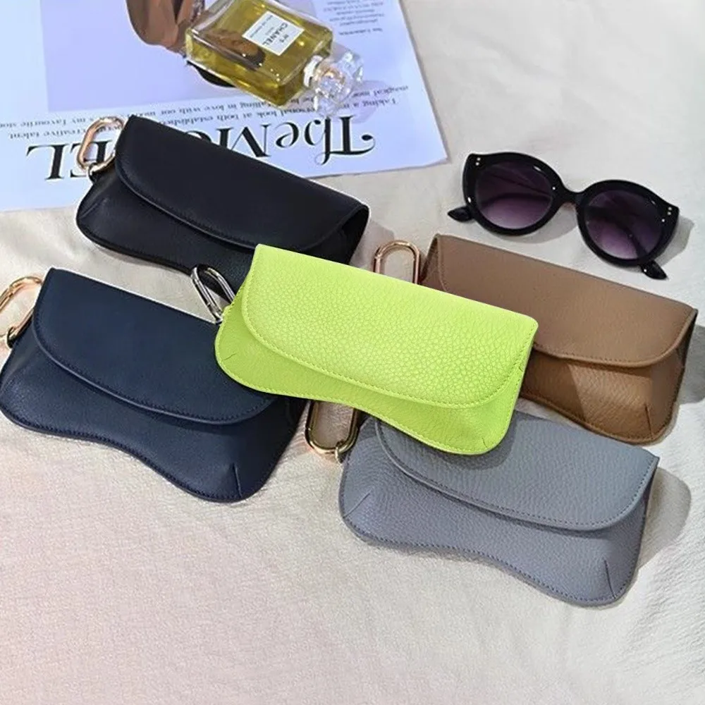 

New Soft-shell Sunglasses Storage Case Portable Convenient Glasses Bag Simple Pressure-resistant Sun Glasses Pouch