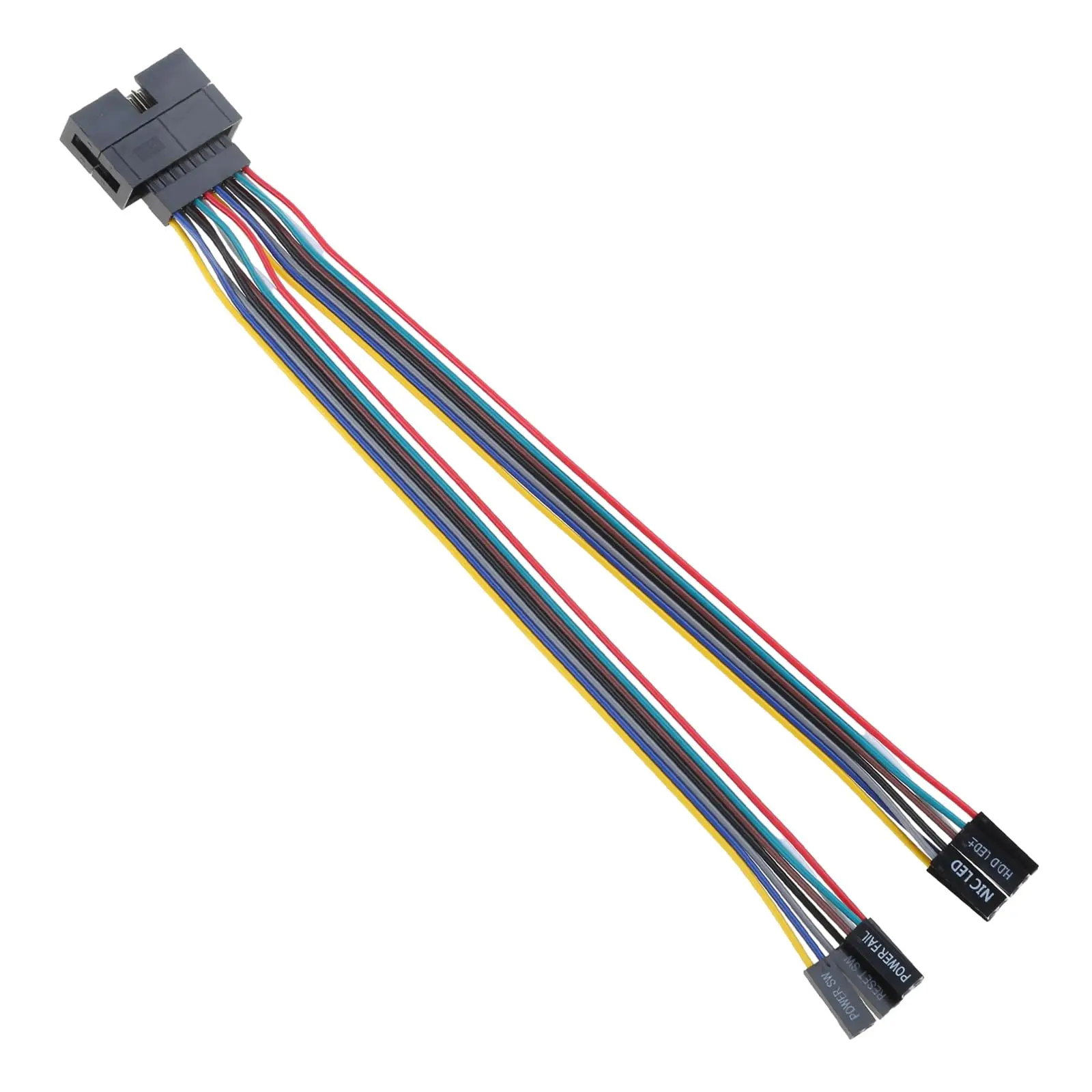 Supermicro Front Panel Connector Adapter Cable Server Chassis Power Reset Switch Jumper Wire for Different Computer Case Models