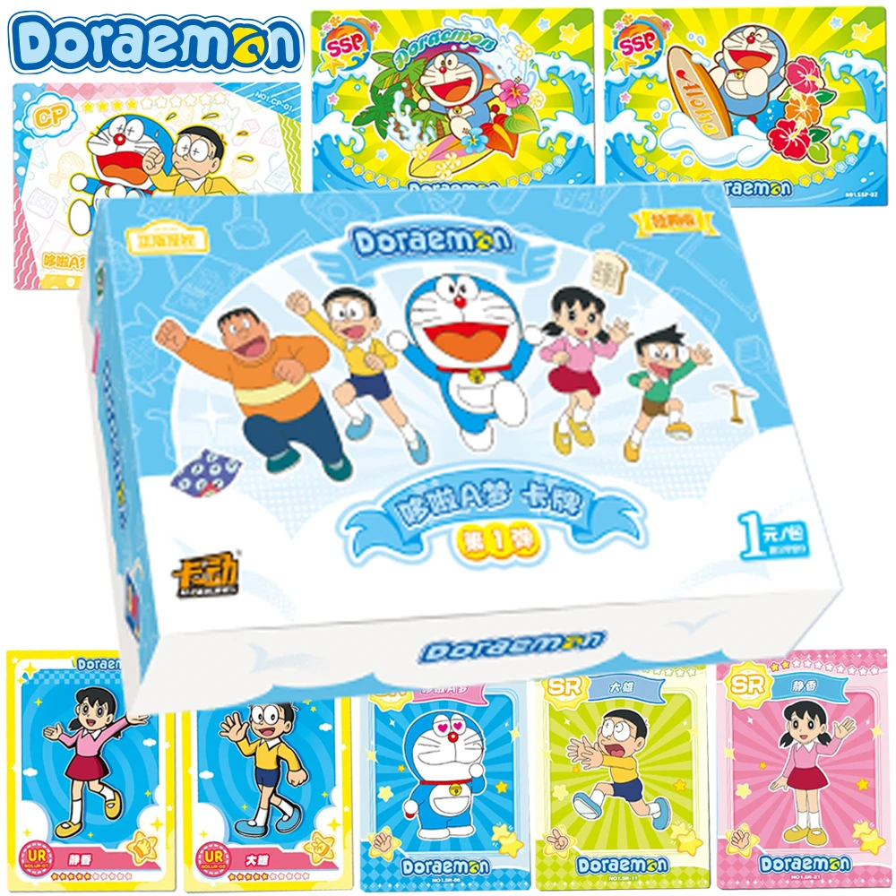 Wholesale Doraemon Card For Children Nobita Shizuka Minamoto Classic Comedy Anime Rare Limited Game Collection Card Kids Gifts