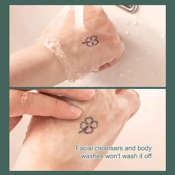 77 tetovacích samolepek s čerstvou bylinkovou šťávou, nereflexní, polopermanentní, voděodolné, jednorázové, roztomilé tetovací vzory 10 nejlepší prodej permanentní tetovací nálepka - №8