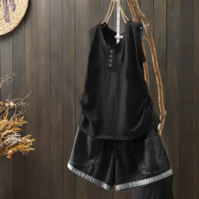 แฟชั่นO-คอสบายๆสีทึบเสื้อยืดเสื้อผ้าผู้หญิง2025ฤดูร้อนใหม่หลวมเสื้อเกาหลีAll-Match Teeเสื้อ