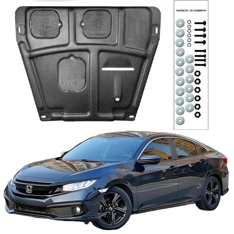

Higher Quality Alloy Under Engine Guard Mudguard Board Splash Shield Mud Fender Plate Panel For Honda ‌CIVIC 2012-2015 1.8L 2.0L