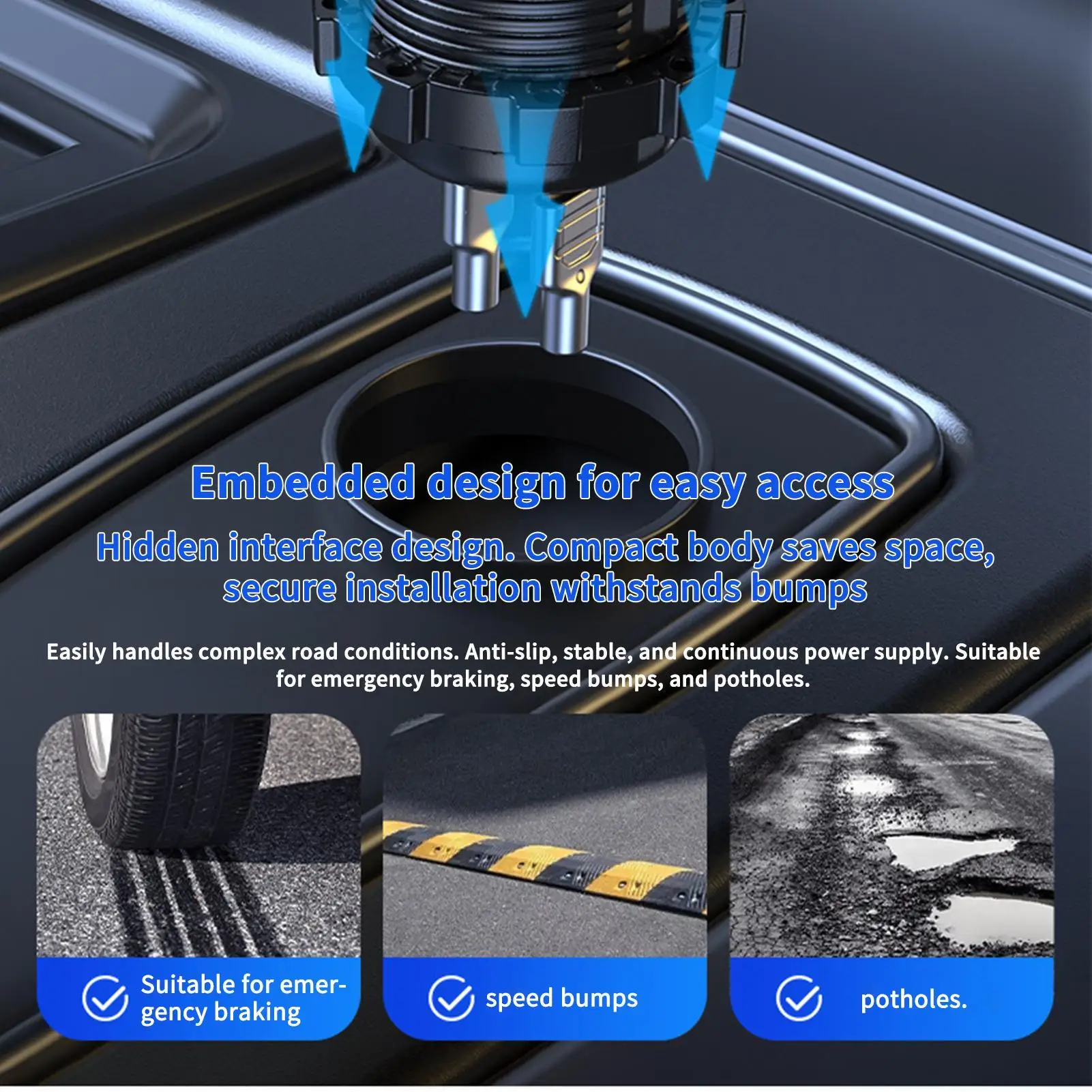 

Автомобильное зарядное устройство для телефона с цифровым дисплеем PDQC3.0 Type-C, быстрое зарядное устройство для автомобиля, мотоцикла, грузовика, лодки, морского транспорта, автофургона