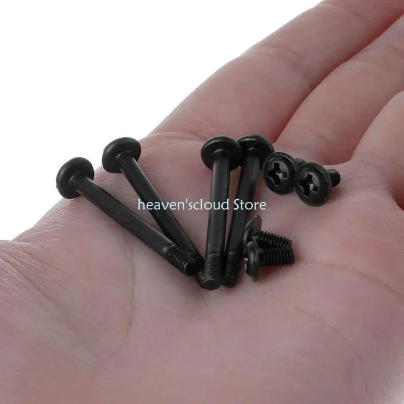 y88b 8pcs/pack 나사 컴퓨터 케이스 팬 냉수 냉각 된 레드가이터 나사 30mm 6m