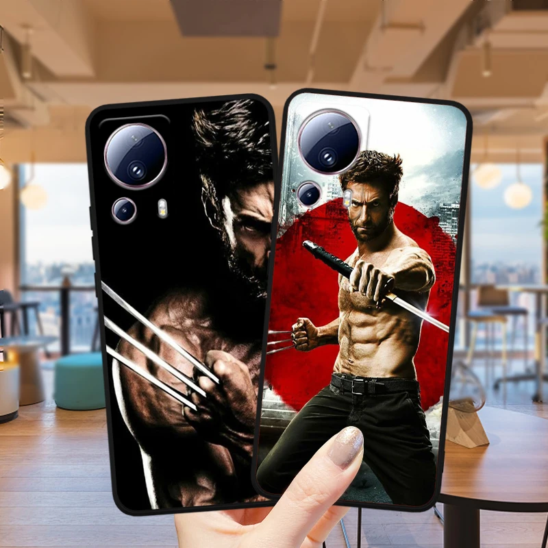 Marvel Avengers Wolverine Cover For Xiaomi Mi 13 12X 12 11 11T 11i 10T 10 Pro Lite Ultra 5G 9T 8 A3 Black Phone Case