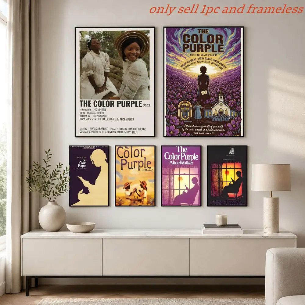 The Color Purple Musical Drama Poster Prints Cover Painting Wall Art Picture Living Room Home Decor