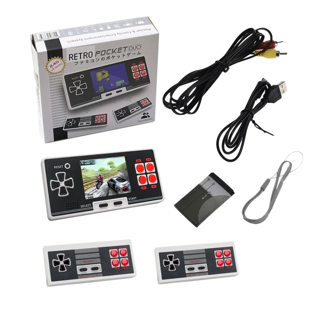 

Gaming Consolas De Videojuegos Retro Juex Wireless Controller 200 Classic Handheld Game Players Video Game Portatil For NES