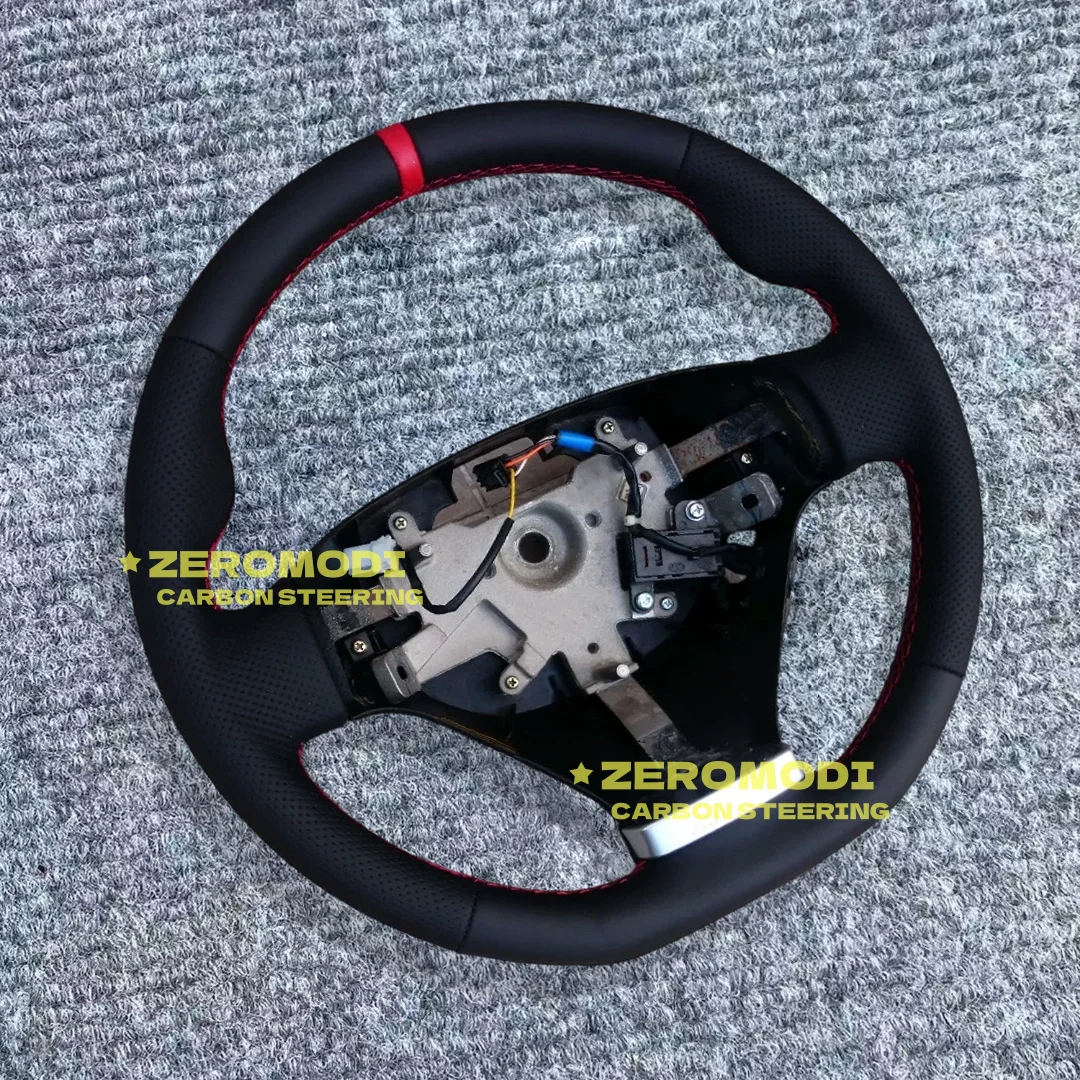 

Спортивный кожаный руль для Hyundai Tiburon Coupe 2 II, кожа с плоским дном, кожа