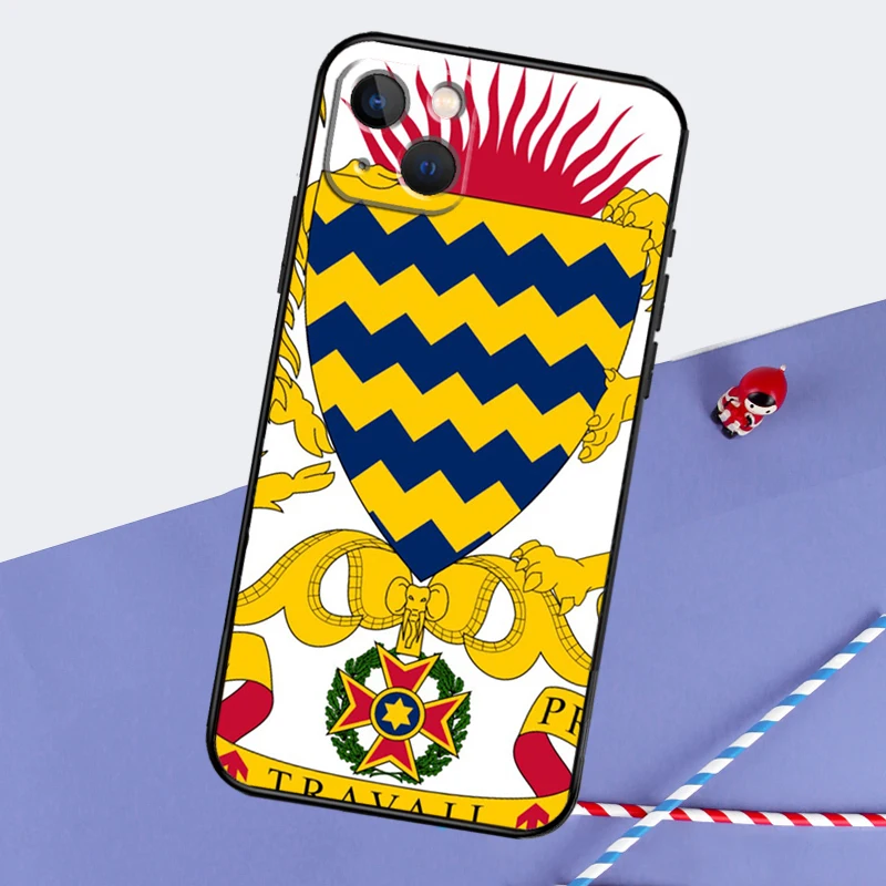 Republic of Chad Flag Phone Case For iPhone 16 15 14 11 12 13 Pro Max Mini X XR XS Max 7 8 Plus Cover Coque