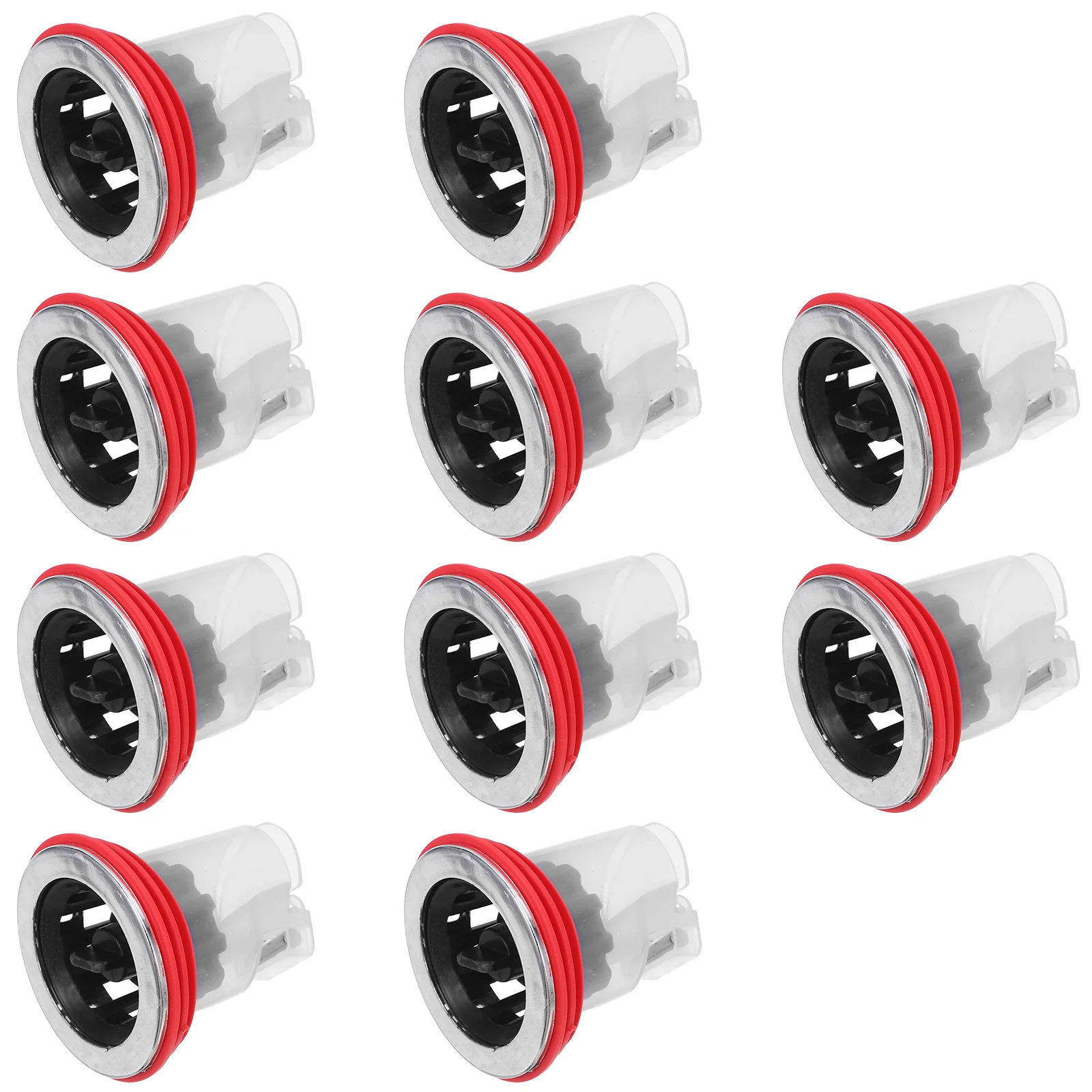 

10Pcs Bathroom Floor Drain Core Anti-Odor Universal Fit Hair Filtration Backflow Preventer Silicone Anti-Odor Floor Drain Pad