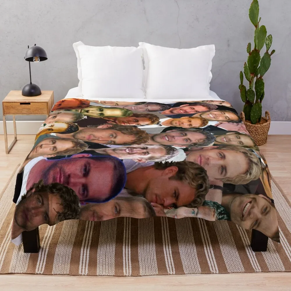 Paul Walker Photo Collage Throw Blanket Blankets For Baby Cute Plaid Decoratives Hairys Blankets