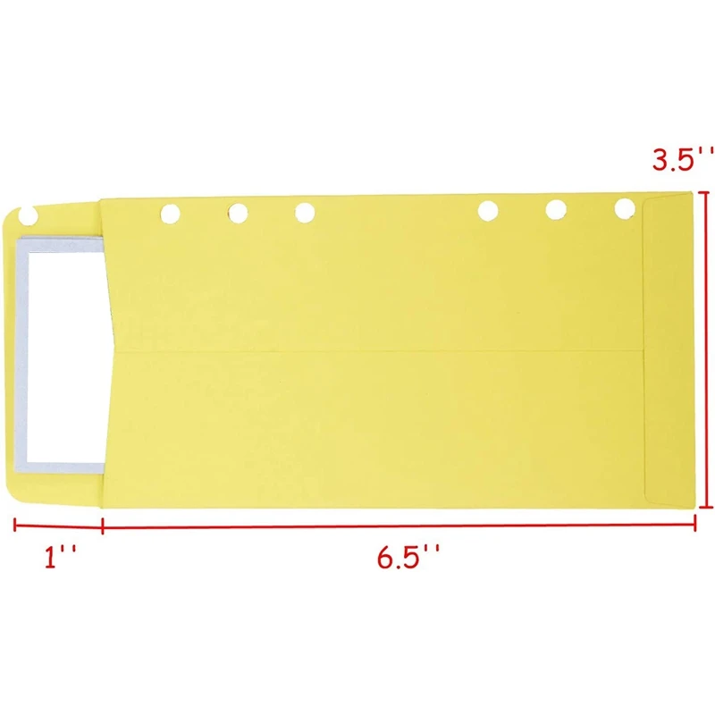 12 Budget Envelopes, Card Cash Envelope System, Save Money, Various Colors, Vertical Layout And Perforation