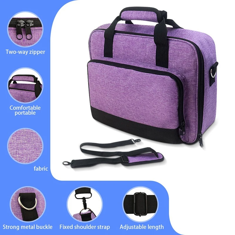 B04B-Projector Case Projector Bag With Accessories Storage Pockets Carrying Case Compatible For Tools & Accessories
