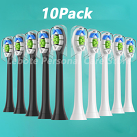 10Pack Replacement Toothbrush Heads Compatible with Philips C3 C2, Electric Toothbrush Brush Heads for Sonicare C2 Optimal