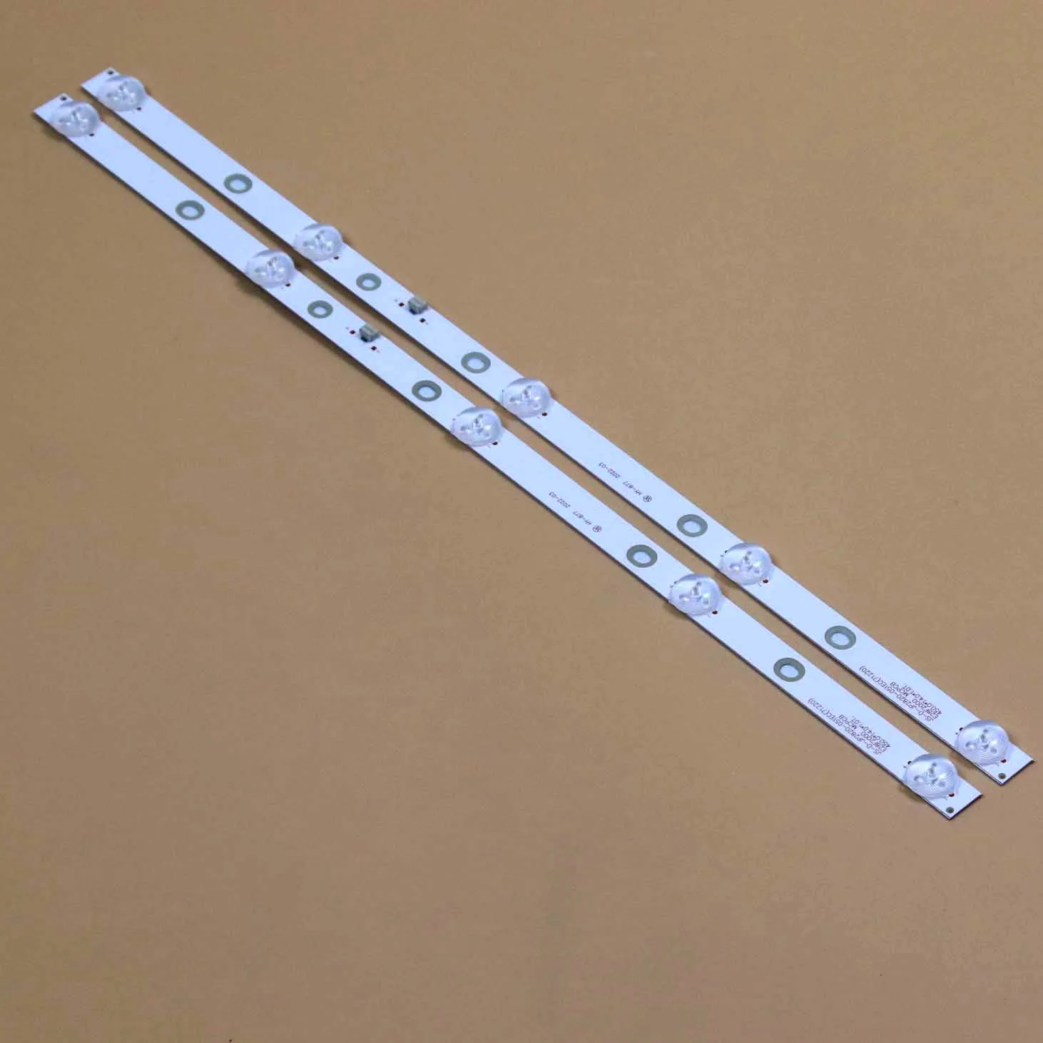 2PCS Kits TV's LED Lanes Bars JS-D-JP2820-051EC(71220) (60416) E28F2000 Matrix  Backlight Strips 450.0*14.0*1.0T Planks Rulers